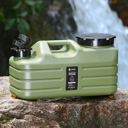 5L Camping Water Container Large Capacity Outdoor Water Bucket Portable Car Water Tank with Faucet for Camping Cooking Picnic