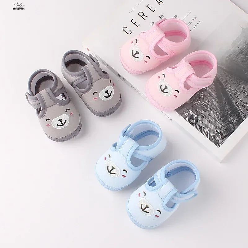 Newborn Cartoon Baby Shoes Kids First Walkers Soft Sole Boy Shoes Toddler Cartoon-Shoes Spring Autumn  Baby Girls Boys-Shoes