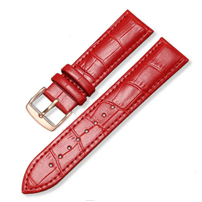 Universal Replacement  Leather Watch Strap Leather