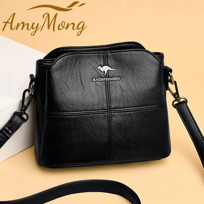 Women Fashion Tote Bag High Quality Soft Leather Ladies Handbags Female Small Shoulder Crossbody Bags for Ladies 2024 Sac Bolso