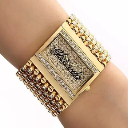 Square Women Silver Watches Top Brand Luxury Ladies Wrist Watches Female Clock relogio feminino Dropship Rhinestone