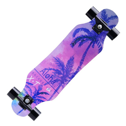 79cm/31" Beginner Skateboard Longboard Maple Flat-Plate Double Rocker Board Steel Bearing PU Wheels Children Adult Skate Board