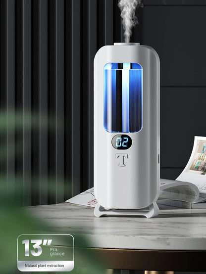 Automatic Aromatherapy Machine And Air Humidifier With Digital Display And Colored Lights -Machine Office Home, And Bathroom