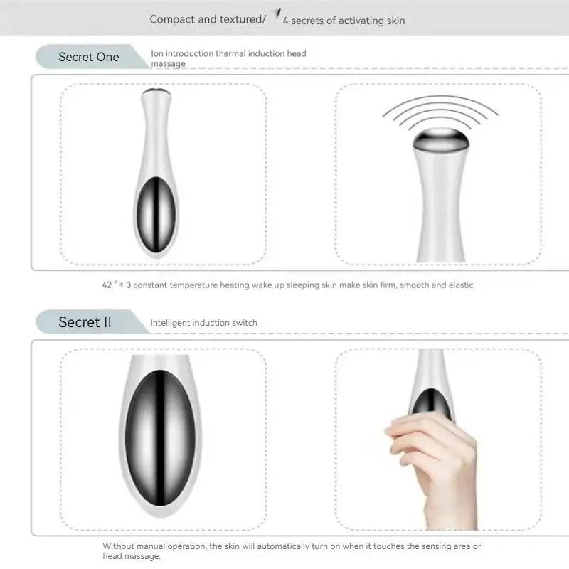 Home Electric Eye Massage Beauty Instrument Exquisite Eye Skin De-Bagging De-Watering Reduce Fine Lines Care Instrument