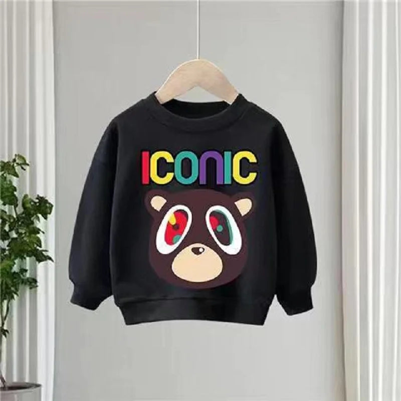 Autumn Children Boy Clothes Set Kid Girls Cartoon Printed Sweatshirts Pullover Top And Pants 2pcs Suit Baby Fashion Tracksuits