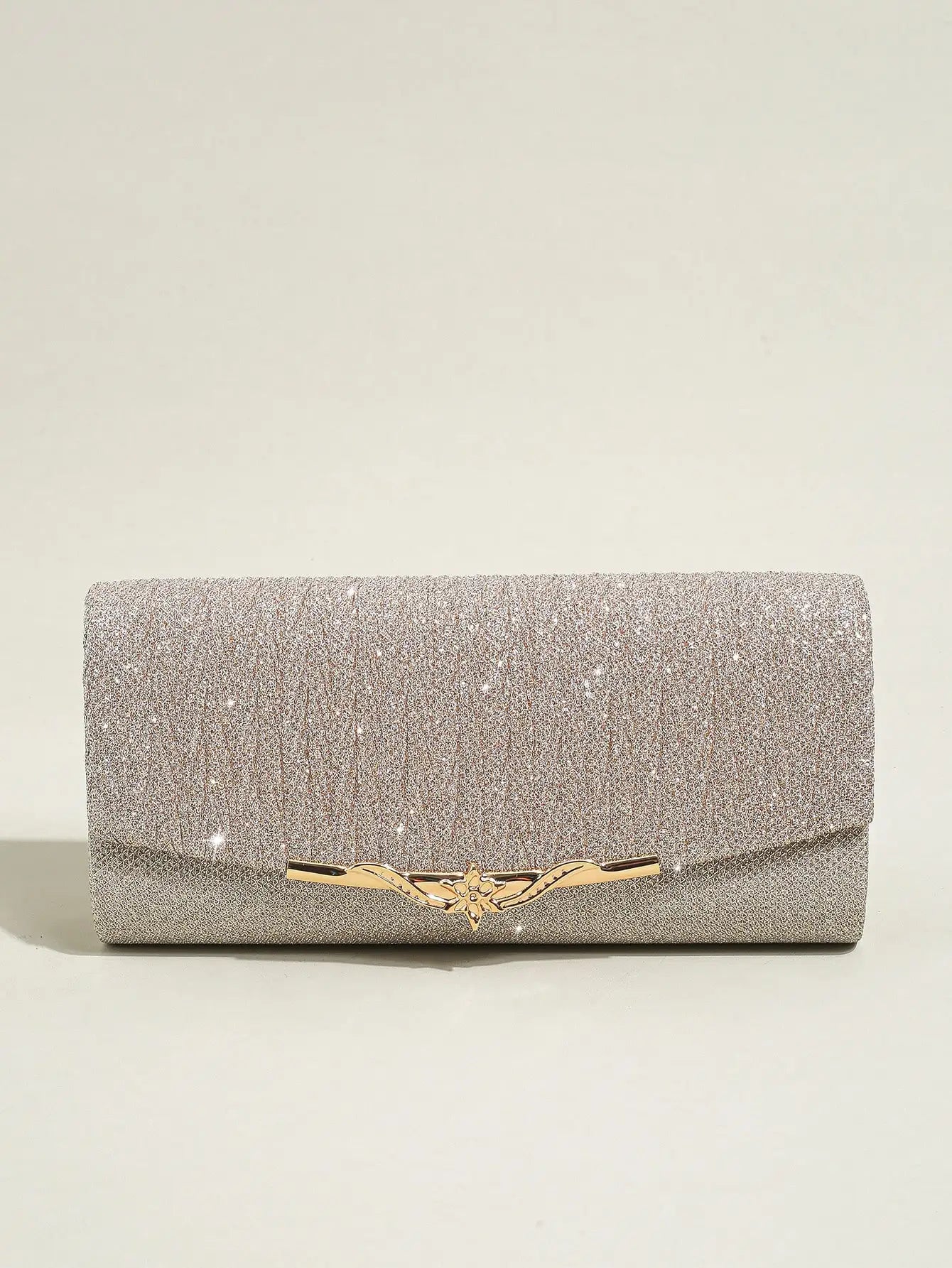 Clutch Purse Evening Bag for Women, Glitter Evening Envelope Handbag With Detachable Chain for Wedding and Party