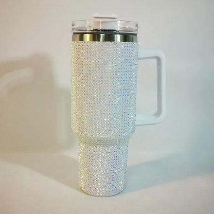 40oz Diamond Thermos Cup with Handle