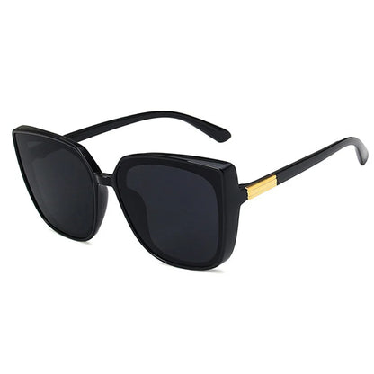 Square-framed Big Face European And American Trend Sunglasses Female Retro New Net Red With The Same Glasses Sunglasses