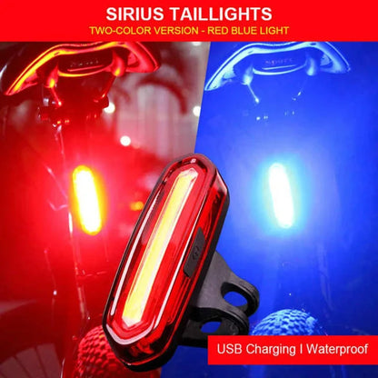 Bicycle Taillight MTB Red Light Bike Rear Light Cycling Warming Safety Lamp USB Rechargeable Led Bike Light Bike Accessories