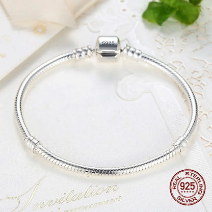 Handmade Original Fine Jewelry 925 Sterling Silver Charm Bracelet