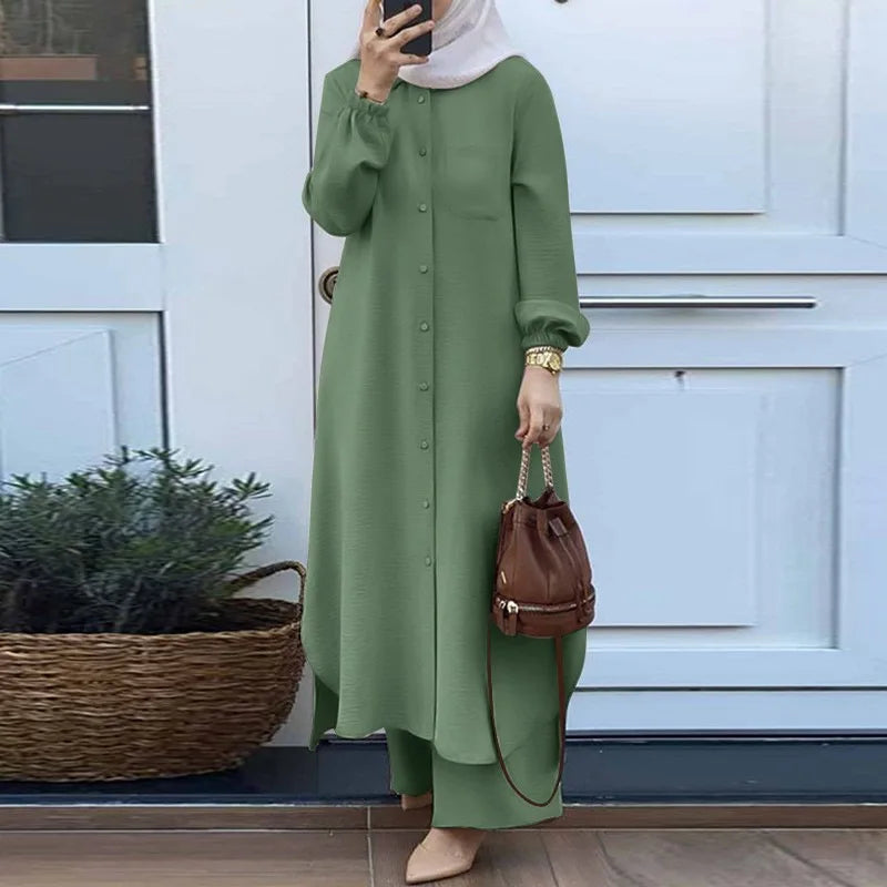 Dress Solid Color Dubai Turkish Muslim Abaya Islamic Jalabiya Dresses Women Ramadan Eid Abayas Caftan Kaftan Elegant Vestidos