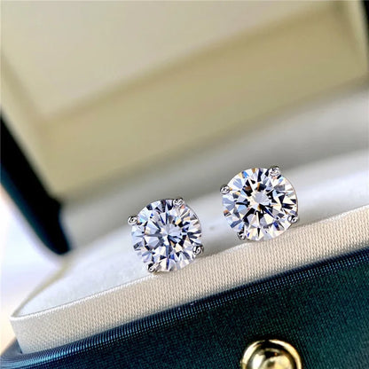 Nora Moissanite Stud Earrings