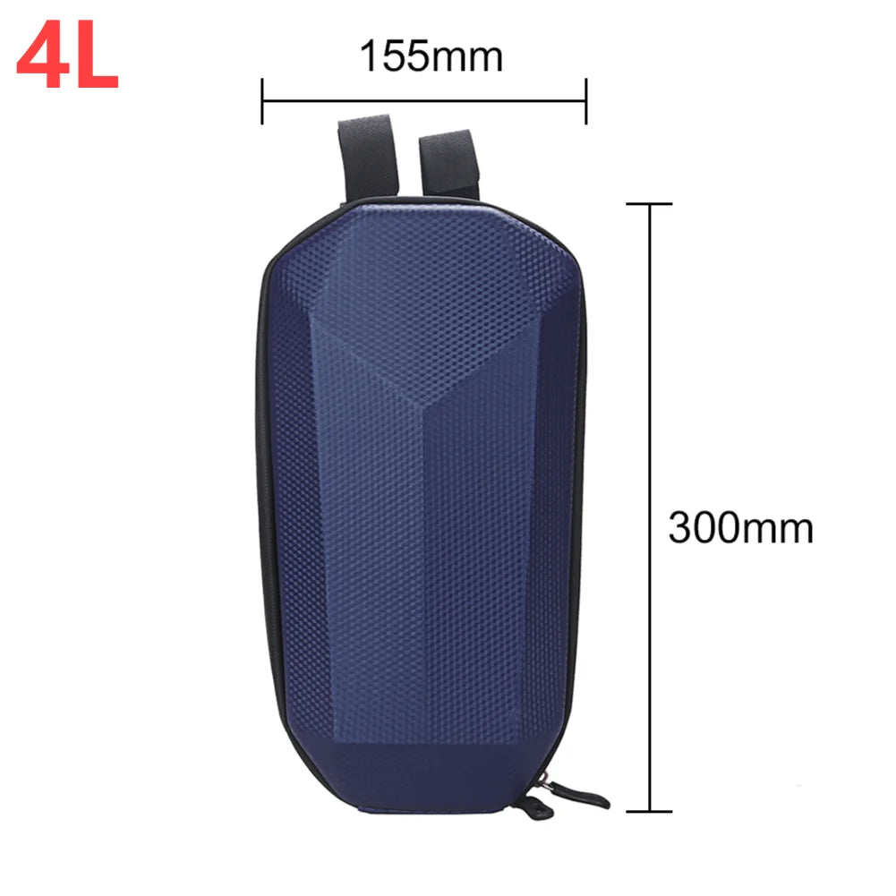 Electric Scooter Front Bag Waterproof Folding EVA Hard Shell Bags Bicycle Handlebar Hanging Bag Carry Bag Storage Accessories