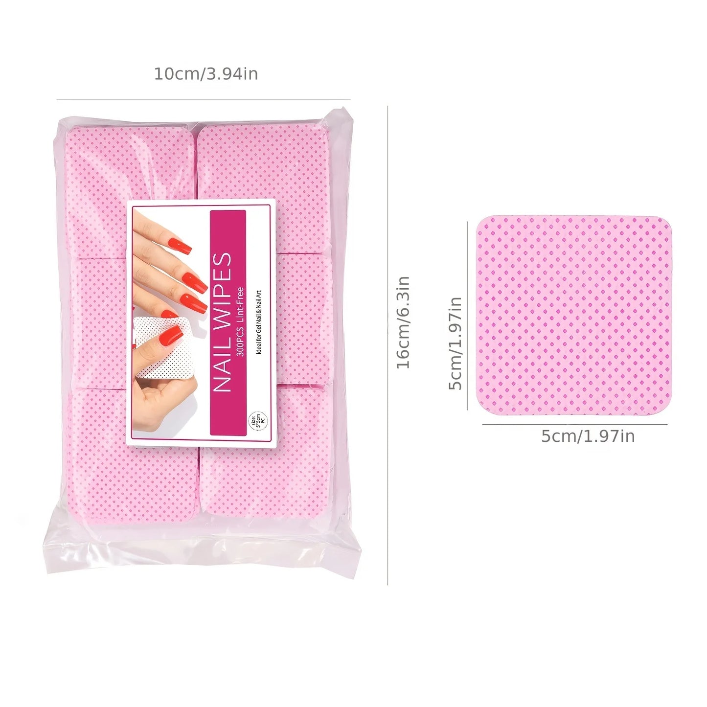 Nail Polish Remover Wipes Nail Cleaning Pads,