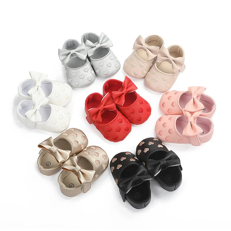 0-18Month Newborn Baby Shoes Classic Love Leather Boy Girl Shoes Multicolor Toddler First Walkers Infant Shoes Baby Boy Shoes