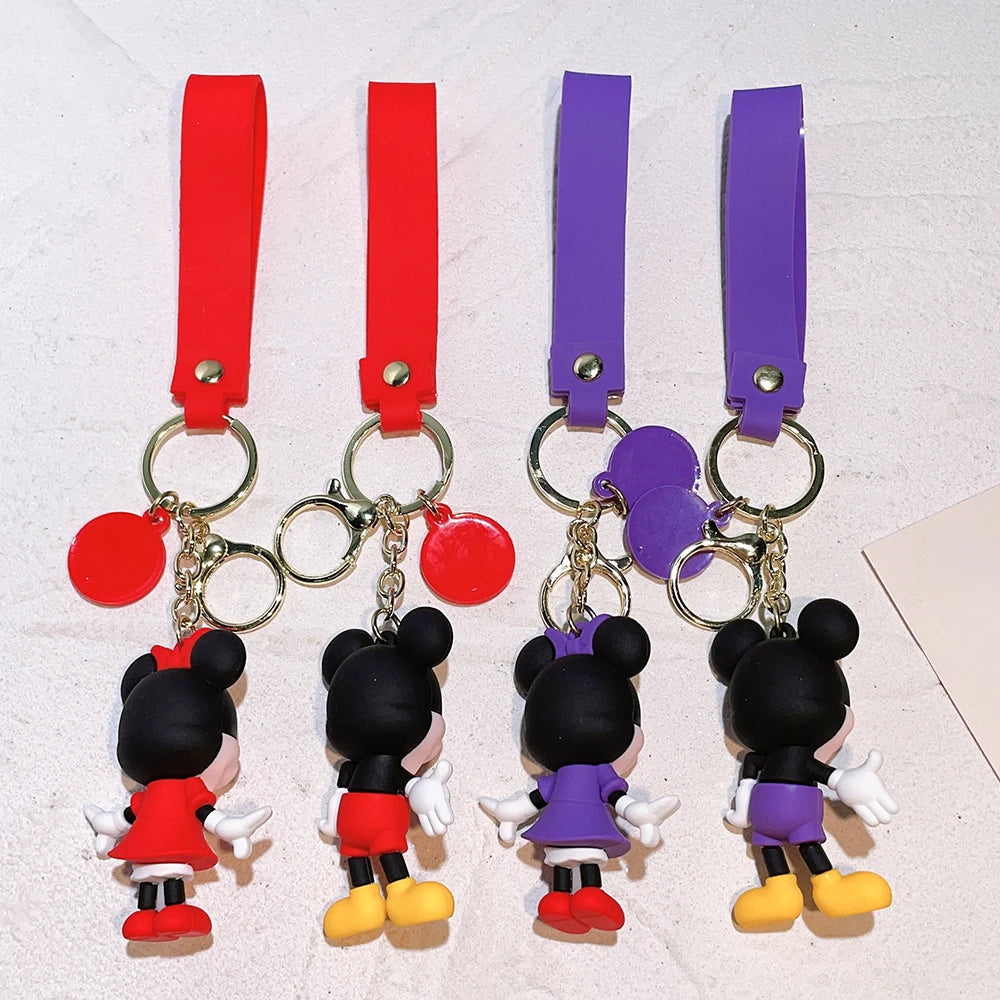 Disney Anime Mickey Keychain Cartoon