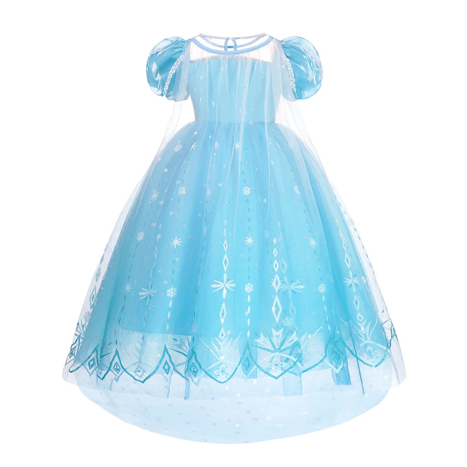 Disney Frozen Elsa Princess Halloween Cosplay Dress