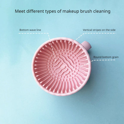 Makeup Brush Cleaner Folding Powder Puff Cleaning Bowl Eyeshadow Brushes Wash Clean Mat Beauty Tools Soft Silicone Scrubber Box