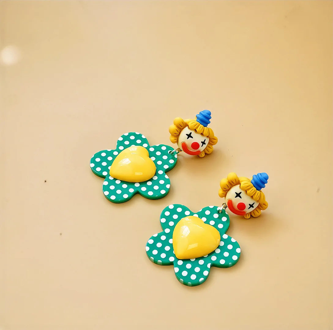 Cartoon Color Earrings Jewelry