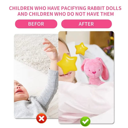 Cute Cartoon Plush Cloth Rabbit Doll Kids Toys Birthday Gift Baby Stroller Sleeping Partners Crib Tent Decor Ornaments