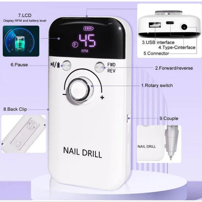 Electric Nail Drill Machine