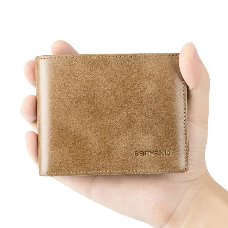 Cross Vertical Wallets for Women Genuine Leather