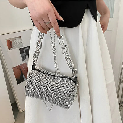 Glitter Chain Prom Purse