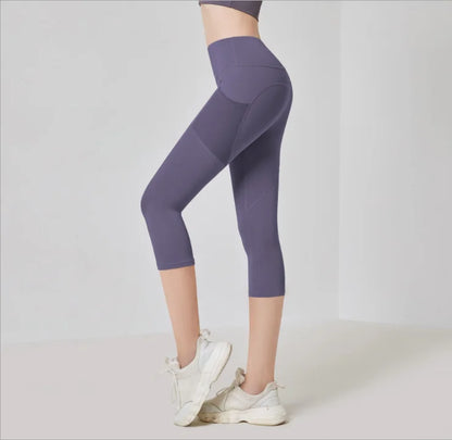 High Waist Legging Pockets Fitness Bottoms