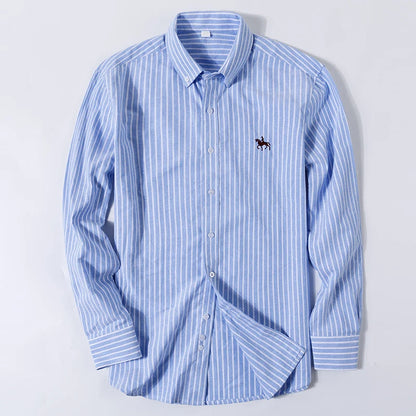 100% Cotton Oxford Men's Shirt Long Sleeve