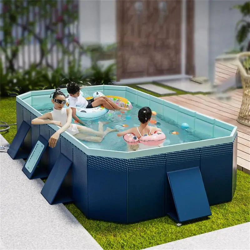 collapsible swimming pool Extra Large Inflatable-Free Portable Pool for Friends and Kids  Bathing Tub Outdoor Indoor supplies