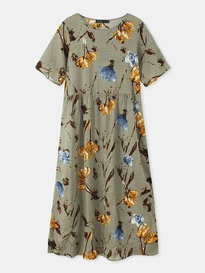 Vintage Printed Sundress