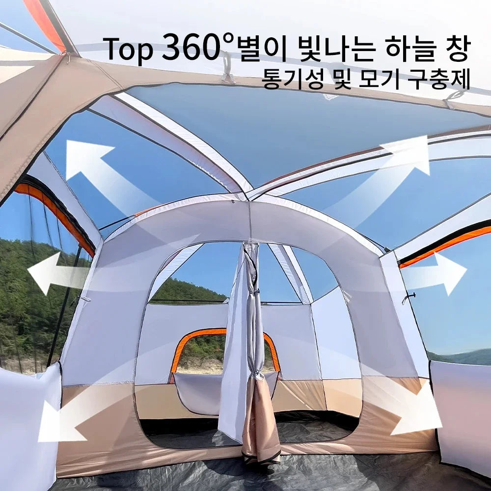 Outdoor Camping Family Tent 3-12 Person