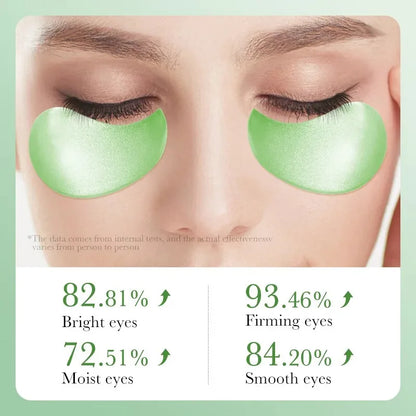 60pcs Aloe Vera Collagen Eye Mask Anti Dark Circles Eyes Bags Moisturizing Anti-Wrinkles Eye Patches Eyes Skin Care Products