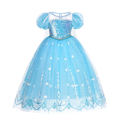 Disney Frozen Elsa Princess Halloween Cosplay Dress