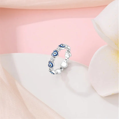 Hot Sale S925 Sterling Silver Rings For Women Fashion Retro Style Ring Magic Eye Ring Making Jewelry Gift Party Engagement New