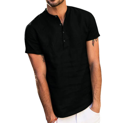 Men's Cotton Linen T-shirt