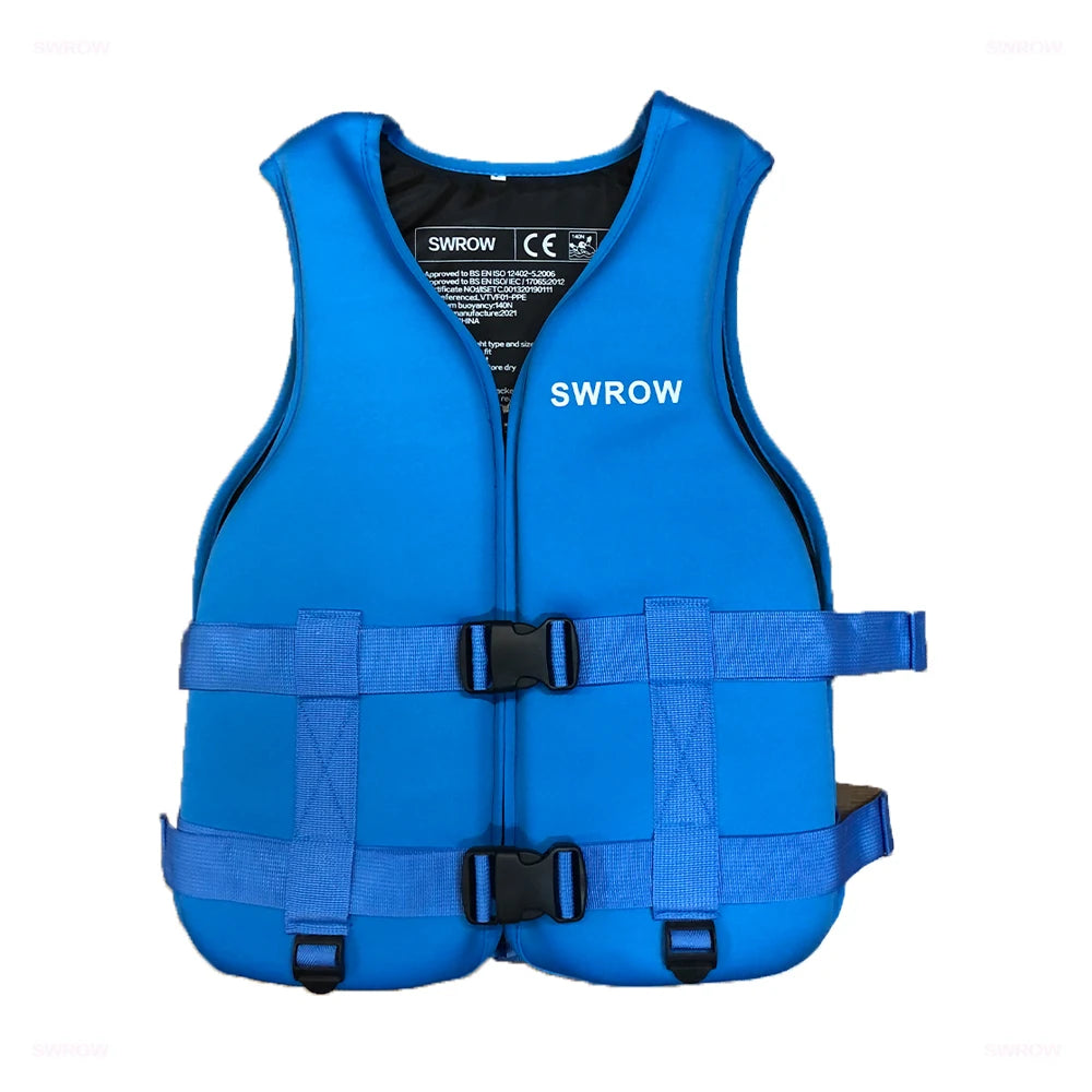 SWROW Professional Life Jacket Buoyancy Suit Portable Fishing Vests Waterproof Sea Fishing Adjustable Vest Outdoor Sports