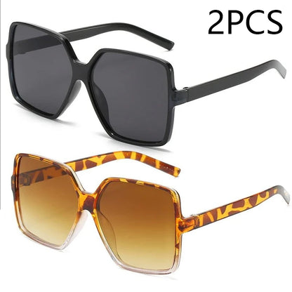 New Trend Full-frame Large Square Sunglasses Fashion Y2k Ladies Sunglasses