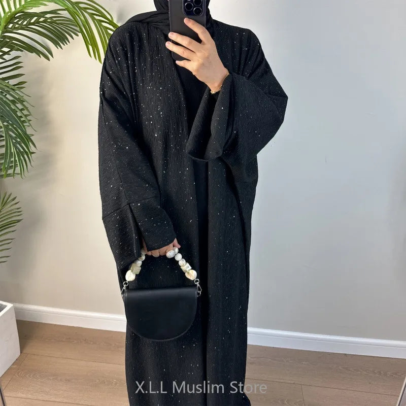 Robe Femme Musulmane Eid Muslim Autumn Thicken Abayas Morocco Kaftan Islam Dubai Kebaya Modest Dresses Long Loose Clothing