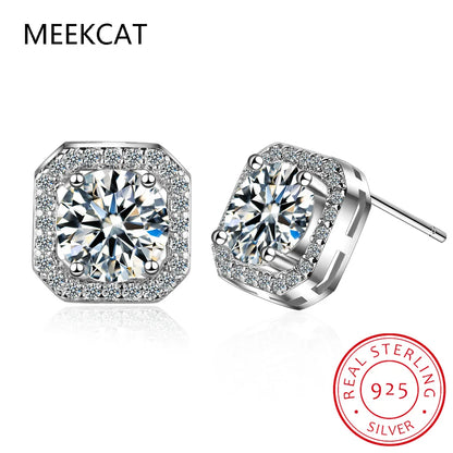 Moissanite Diamond Ear Studs Earring