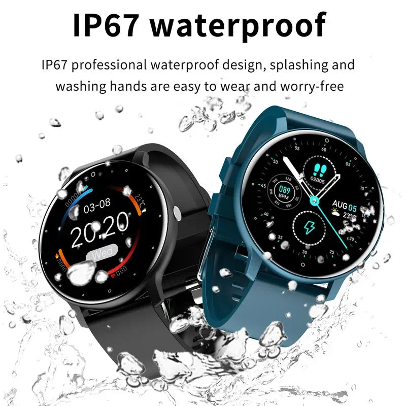 Smart Watch Men Bluetooth Call 24H Heart Rate Monitor Women Sports Fitness IP67 Waterproof Smart Watch For Android IOS 2024 New