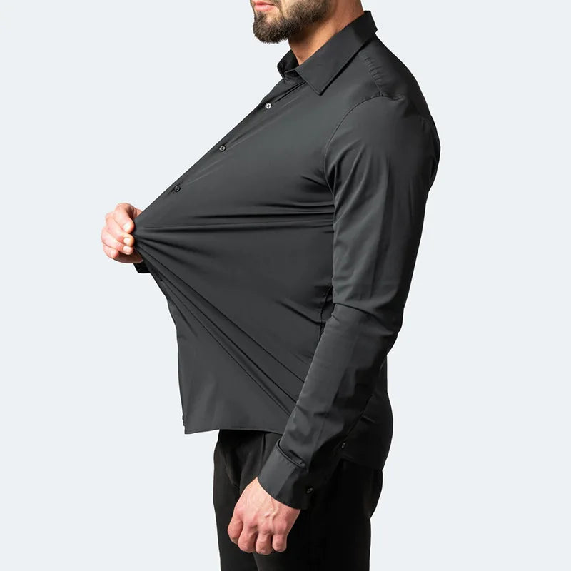 Plus Size High Elasticity Seamless Spandex Shirt