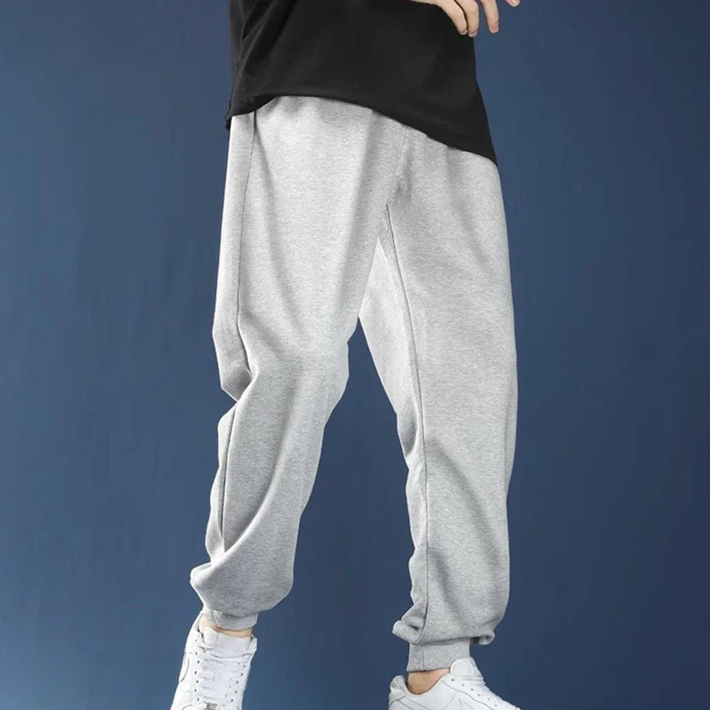 Men's Casual Sweatpants Running Sports Pants Workout Gym Jogging Long Pants Women Loose Drawstring Trousers Fashion 11 Colors