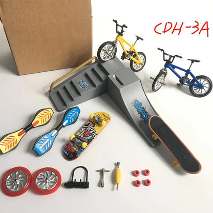 1Set Mini Scooter Two Wheel Scooter Children's Educational Toys Finger Scooter Bike Finger Skateboard Birthday Gift for Boys