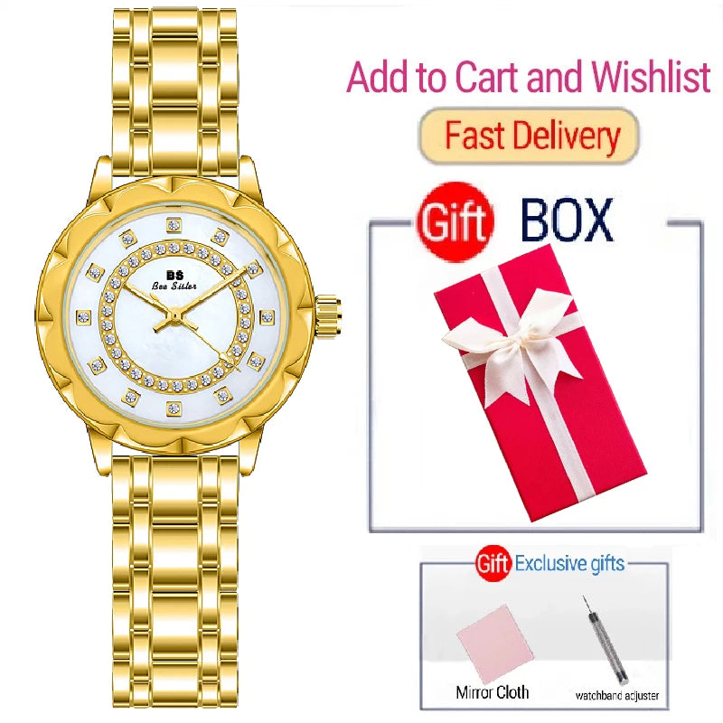 Top Brand Elegant Women Watches Luxury Rhinestone Ladies Wrist Watches Rose Gold Clock Watches For Women relogio feminino