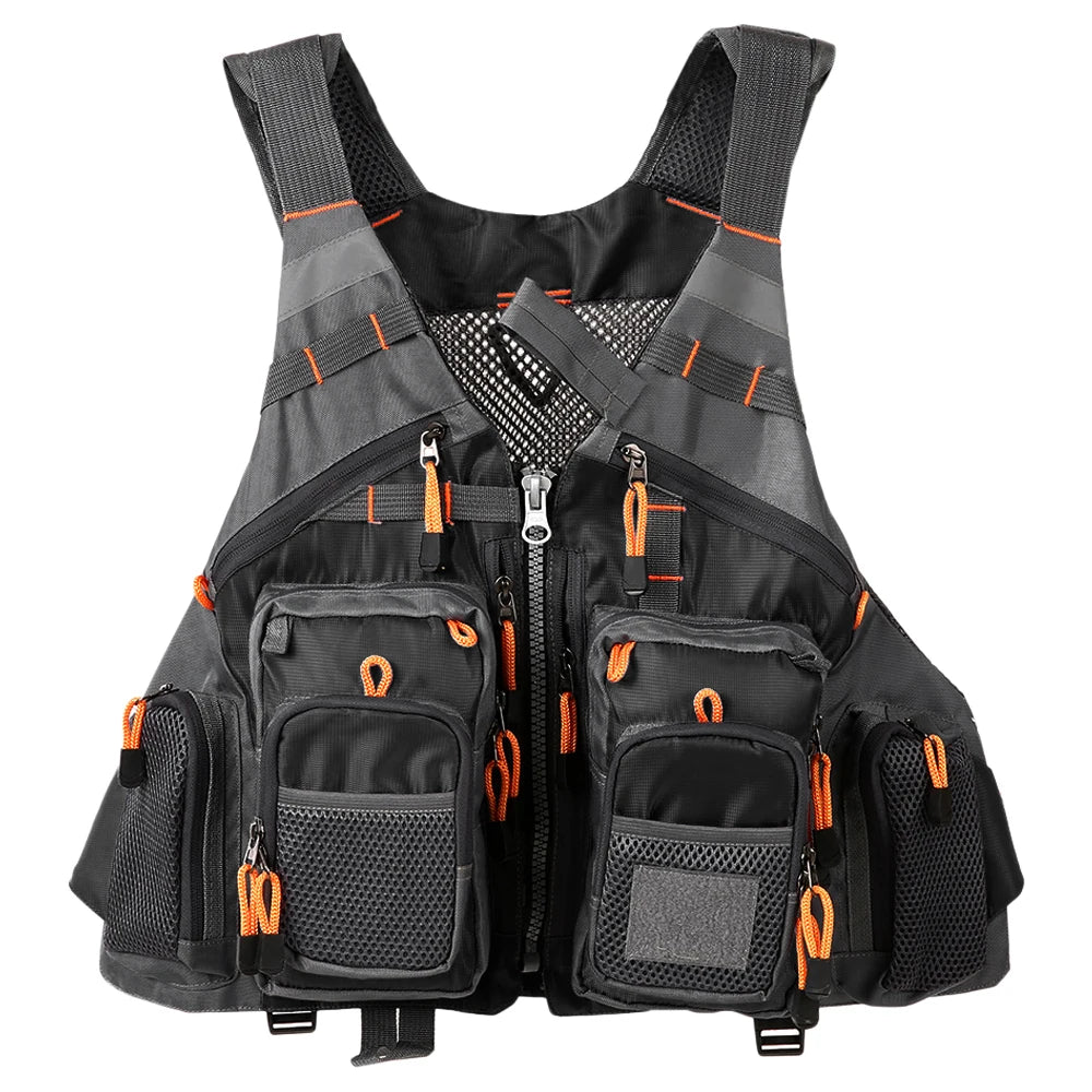 Lixada Padded Fishing Life Vest 209lb Bearing Life Safety Jacket Swimming Sailing Waistcoat Vest Floatation Floating Device