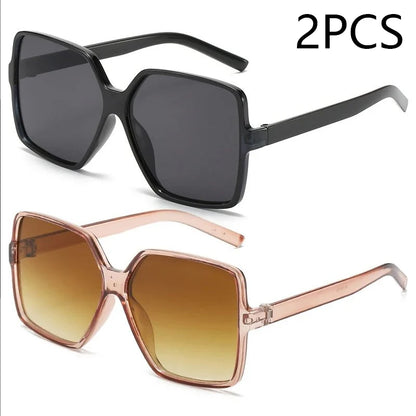 New Trend Full-frame Large Square Sunglasses Fashion Y2k Ladies Sunglasses