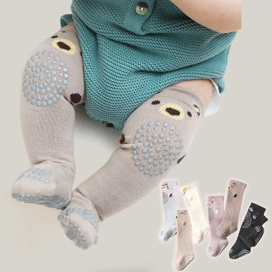 Baby Knee Socks Non-Slip Floor Socks Elbow Cushion Kneecap Summer Kid Crawling Protector Leg Warmers Girls Boys Safety