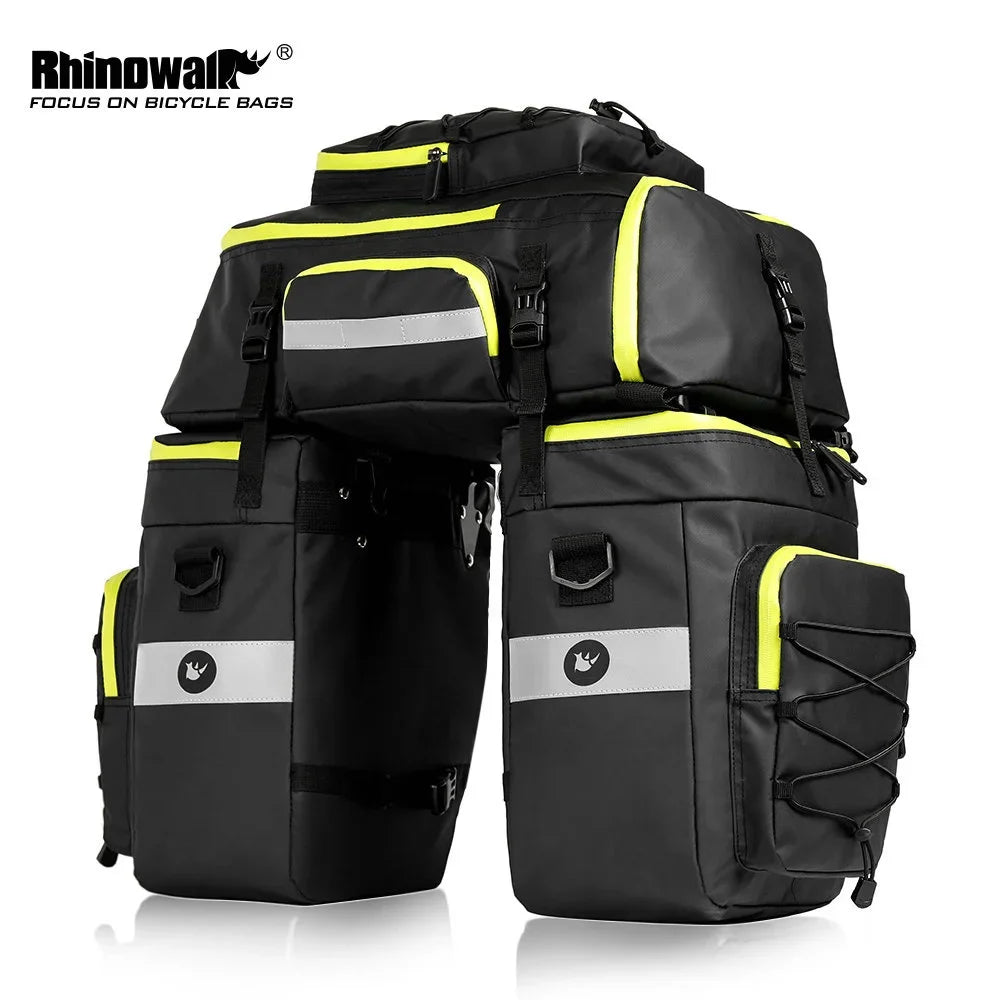 Rhinowalk Bicycle Pannier Multi-functional Waterproof Backpack Bag Bike Trunk Bag Cycling Saddle transport bag Backshelf Pack