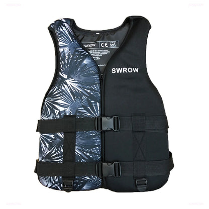 SWROW Professional Life Jacket Buoyancy Suit Portable Fishing Vests Waterproof Sea Fishing Adjustable Vest Outdoor Sports